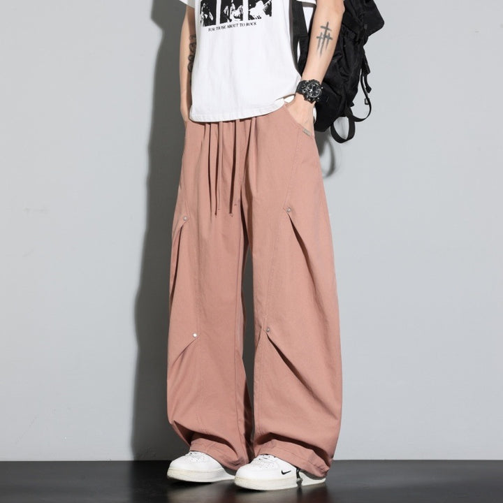 Damen Weite Lagen-Loungehose mit Cargo-Details & elastischem Tunnelzug Echoarchiv