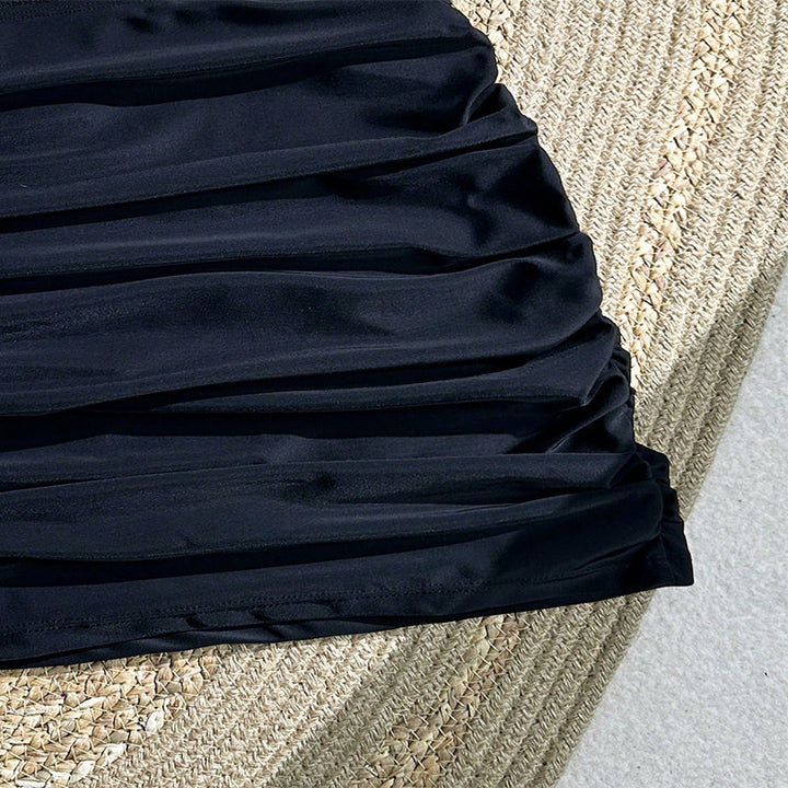 Damen Hochwertiger Rüschenshorts mit elastischem Bund Echo Archiv