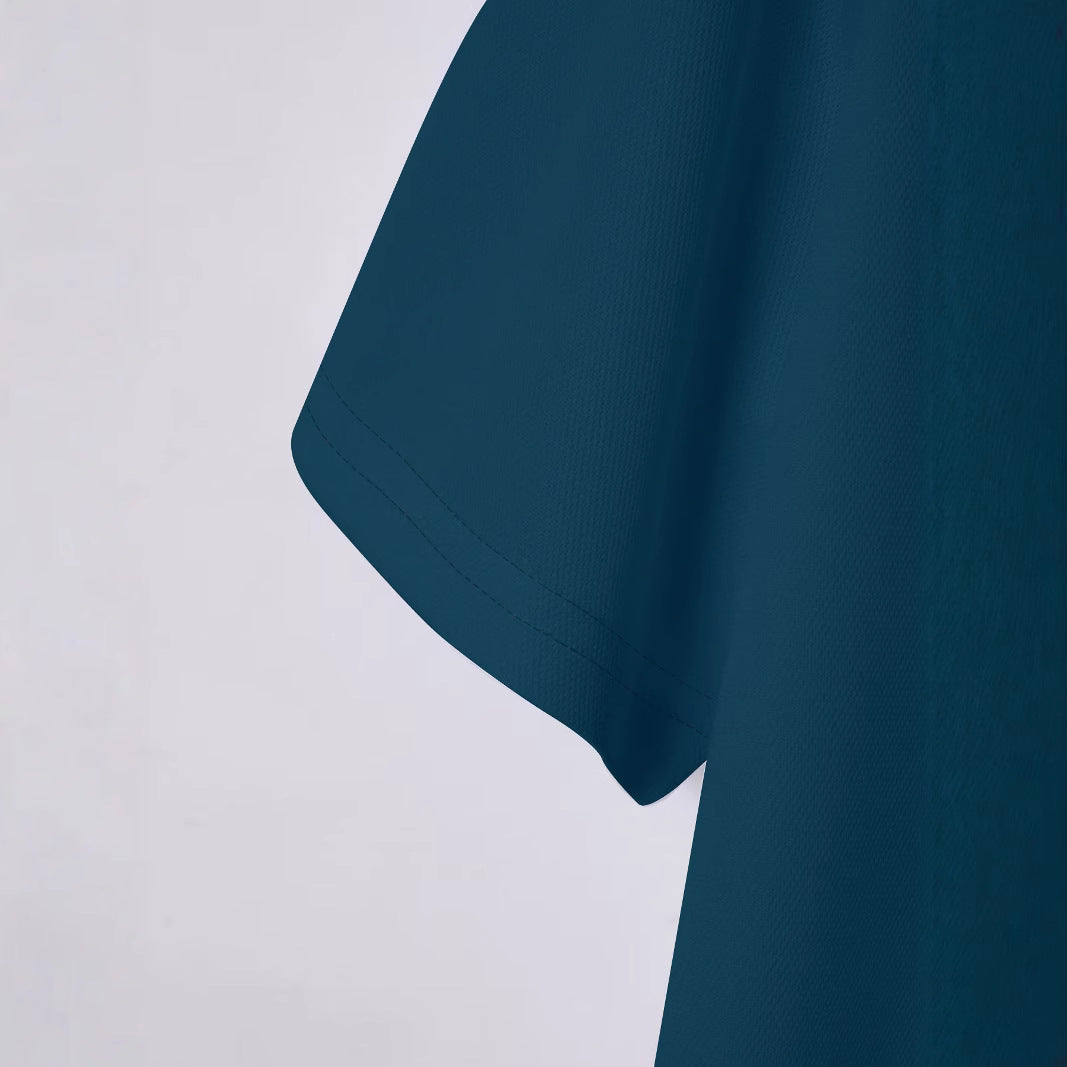 Herren Poloshirt mit modernem grafischen Muster Echoarchiv