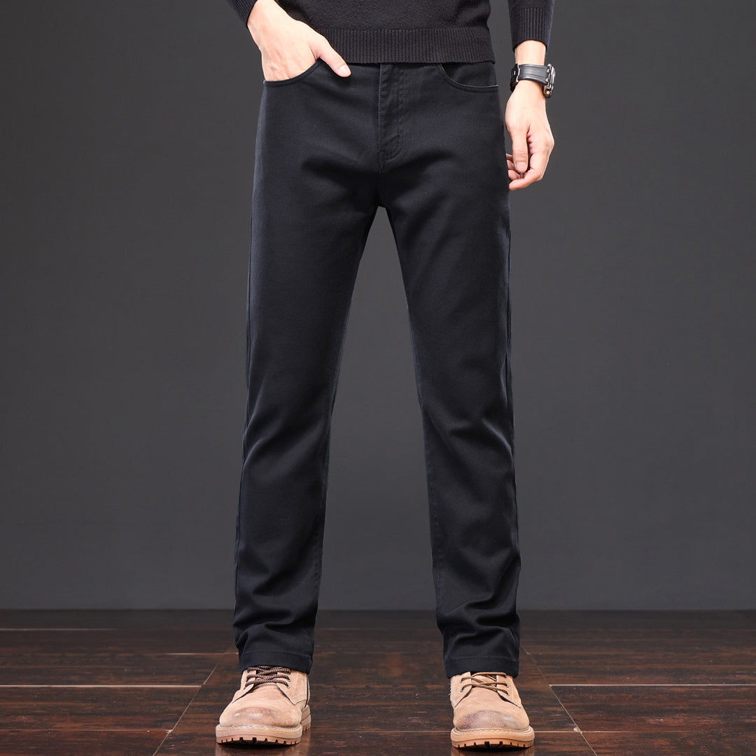 Herren Casual Chino-Hose mit elastischem Bund und modernen Details Echoarchiv