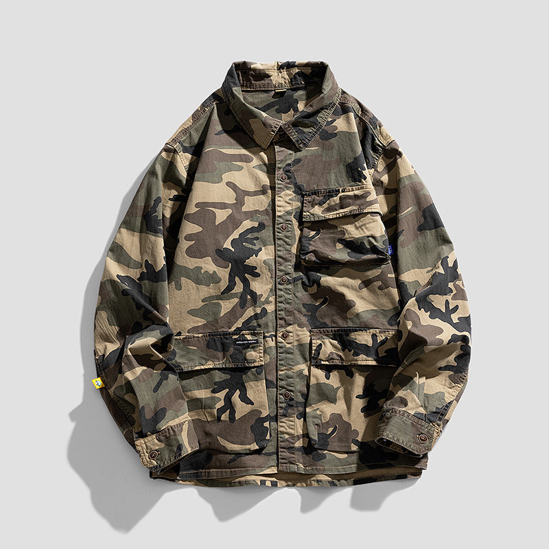 Herren camouflierte Utility-Hemdjacke Echoarchiv