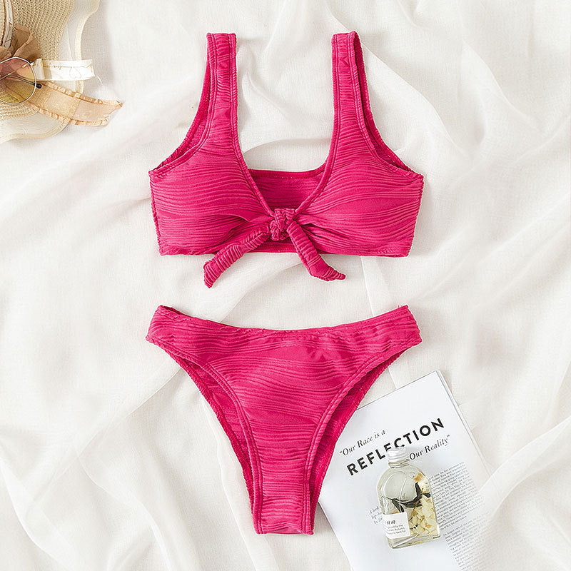 Damen Sportliches Bikini-Set mit raffiniertem Knotendesign Echo Archiv