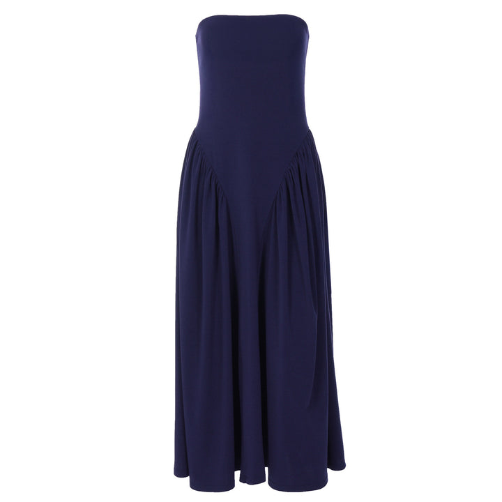 Damen Maxikleid mit schulterfreiem Design und fließendem Schnitt Echo Archiv