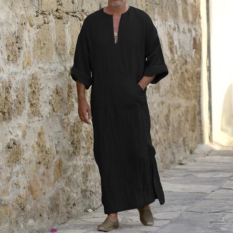 Herren Längeres Leinenkleid Echoarchiv