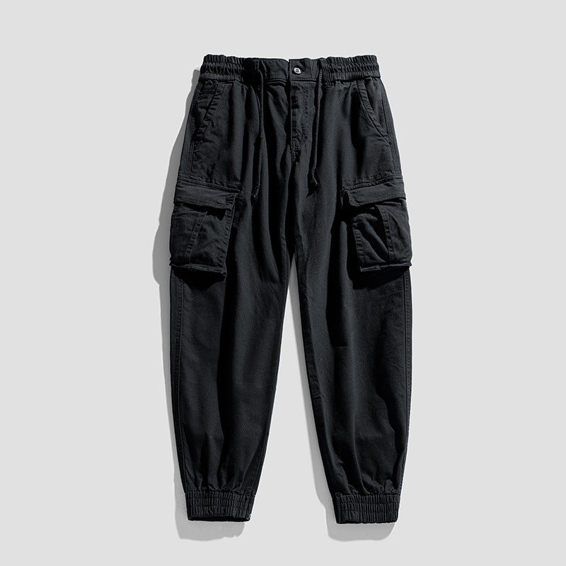 Herren Urban‑Utility Relaxed‑Fit Cargo‑Jogginghose mit Tunnelzug und Mehrfach‑Taschen Echo Archiv