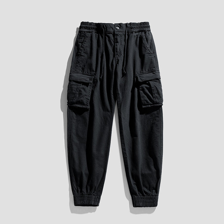 Herren Urban‑Utility Relaxed‑Fit Cargo‑Jogginghose mit Tunnelzug und Mehrfach‑Taschen Echo Archiv