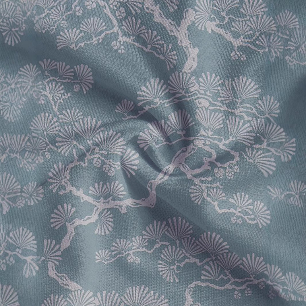 Herren Kurzarm Polohemd mit floralem Design Echoarchiv