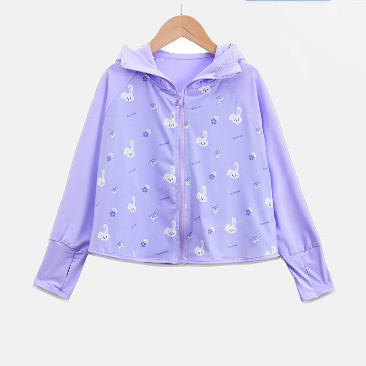 Jungen atmungsaktive Kapuzenjacke mit UV-Schutz Echo Archiv
