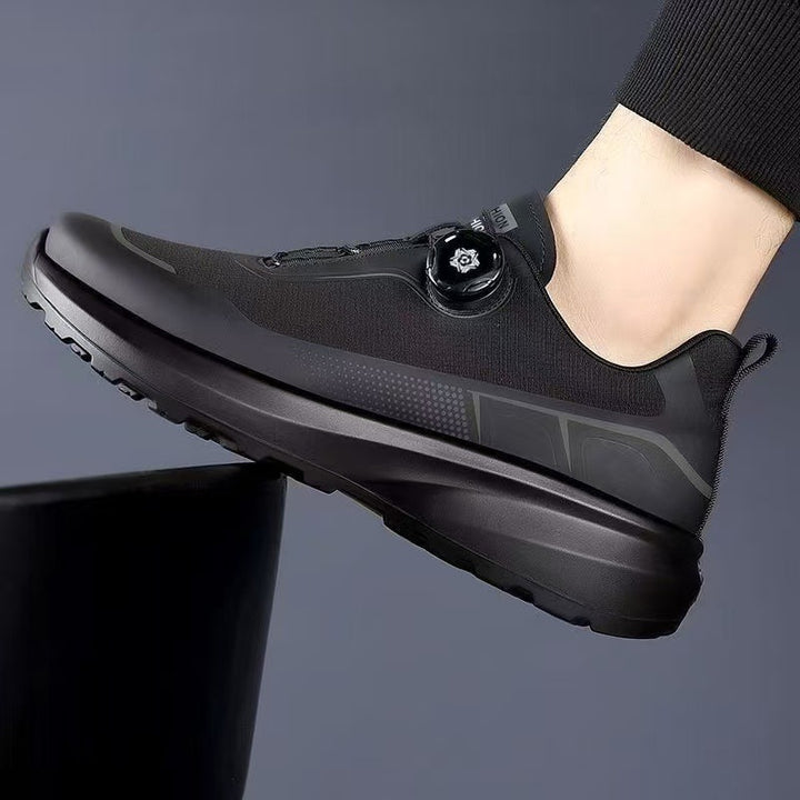 Herren Moderner atmungsaktiver Strick-Sneaker mit BOA-Drehverschluss und dämpfender Laufsohle Echoarhiv
