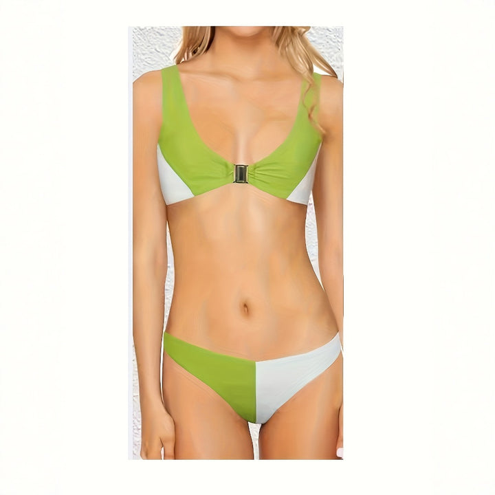 Damen Bikinis mit tiefem V-Ausschnitt und schmalen Trägern Echo Archiv