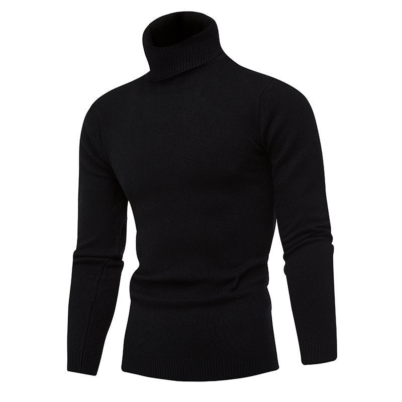 Herren Hochwertiger Rollkragenpullover Echoarchiv 1761379400