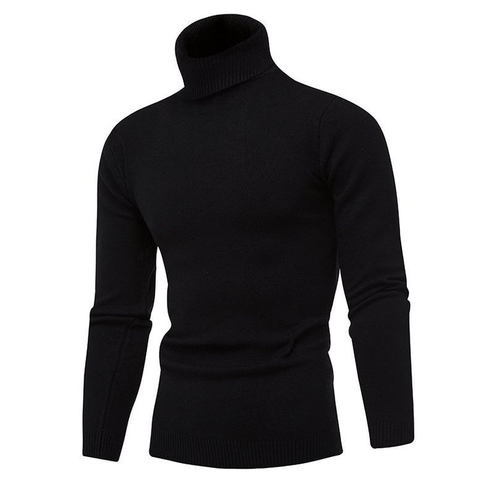 Herren Hochwertiger Rollkragenpullover Echoarchiv 1761379400