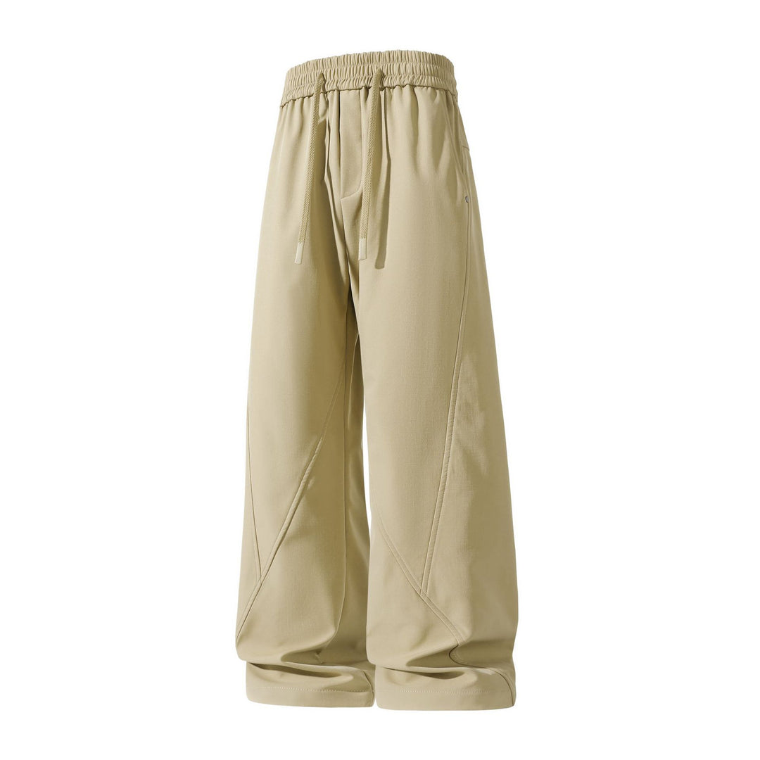 Damen Weite Culotte-Jogginghose mit elastischem Bund, Tunnelzug und dekorativen Nahtpaneelen Echo Archiv