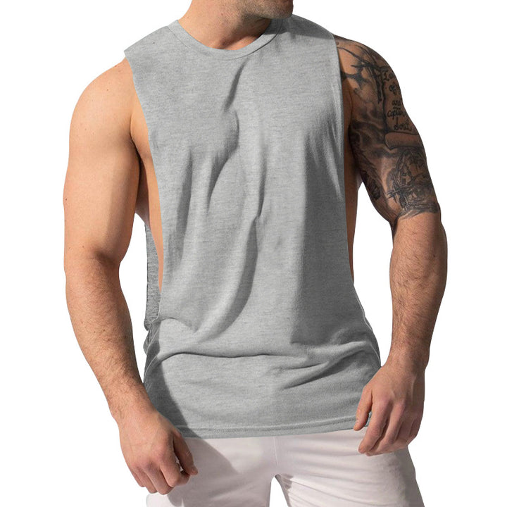 Herren nan Muskelshirt mit extra tiefen Armöffnungen und atmungsaktivem Baumwollmix Echo Archiv
