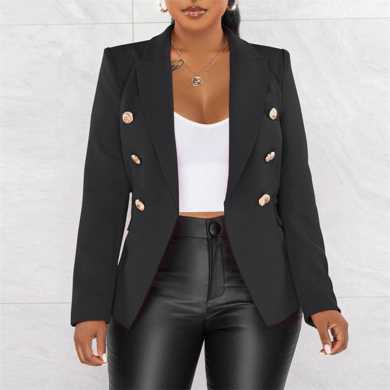 Damen Modischer Doppelt Gepknöpfter Blazer Echo Archiv