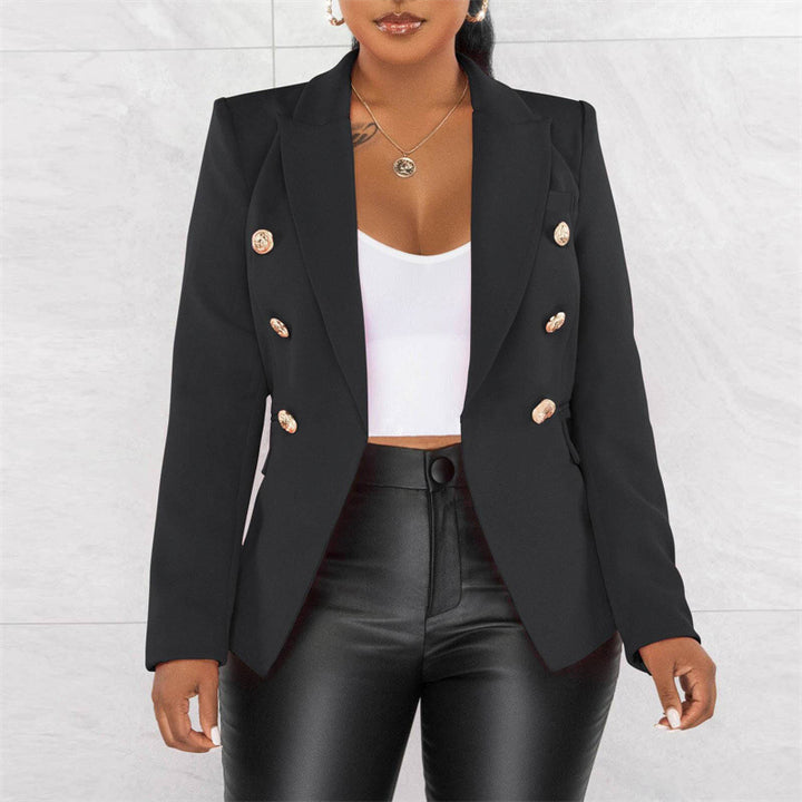Damen Modischer Doppelt Gepknöpfter Blazer Echo Archiv