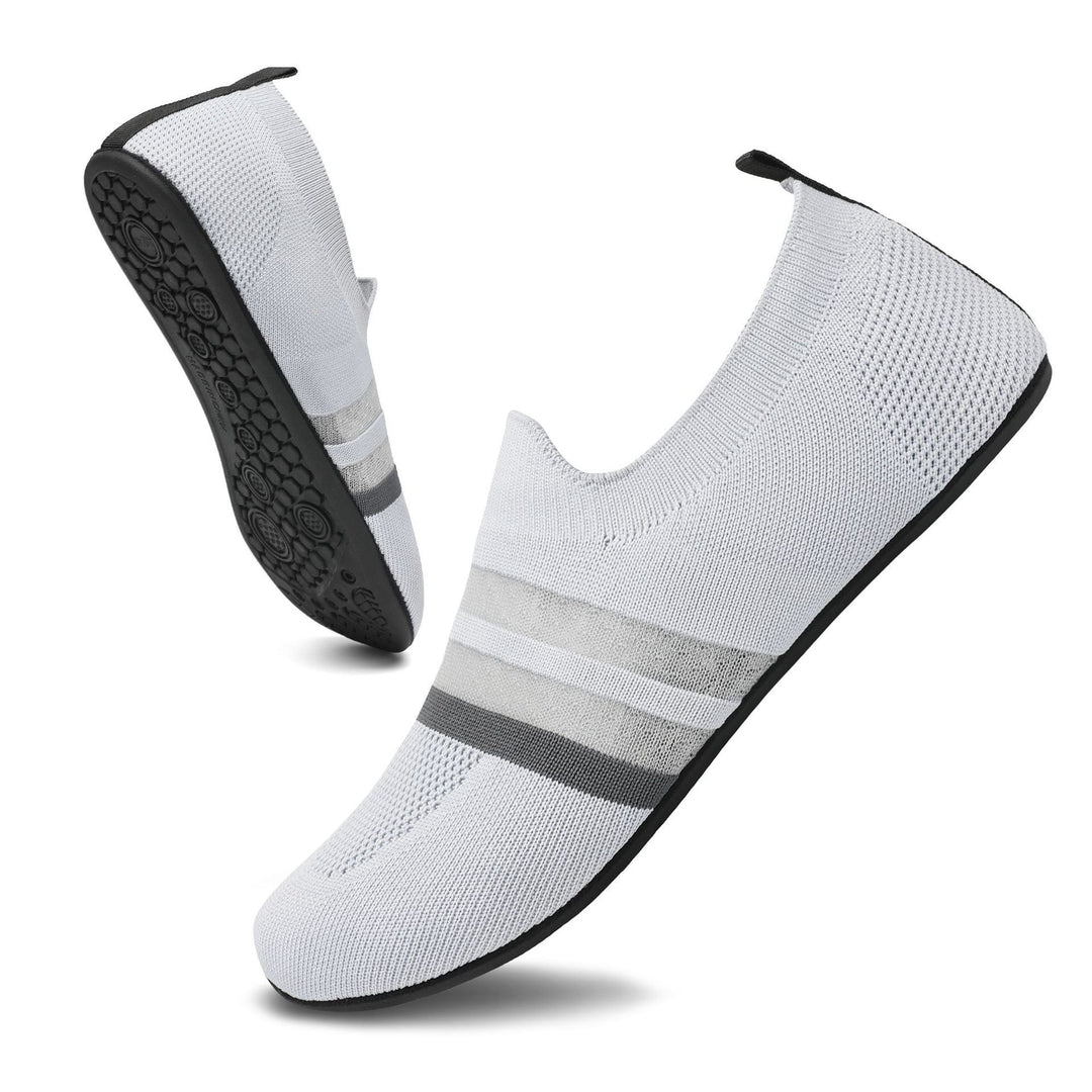 Damen nan ultra-flexibler Strick-Ballerina mit sockenähnlichem Schaft, elastischem Einstieg und rutschfester Flexsohle Echo Archiv