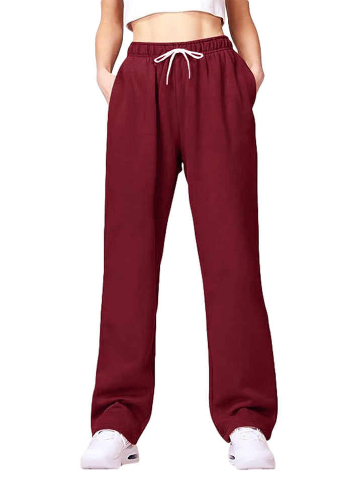 Damen bequeme Sporthose mit elastischem Bund und seitlichen Taschen Echo Archiv
