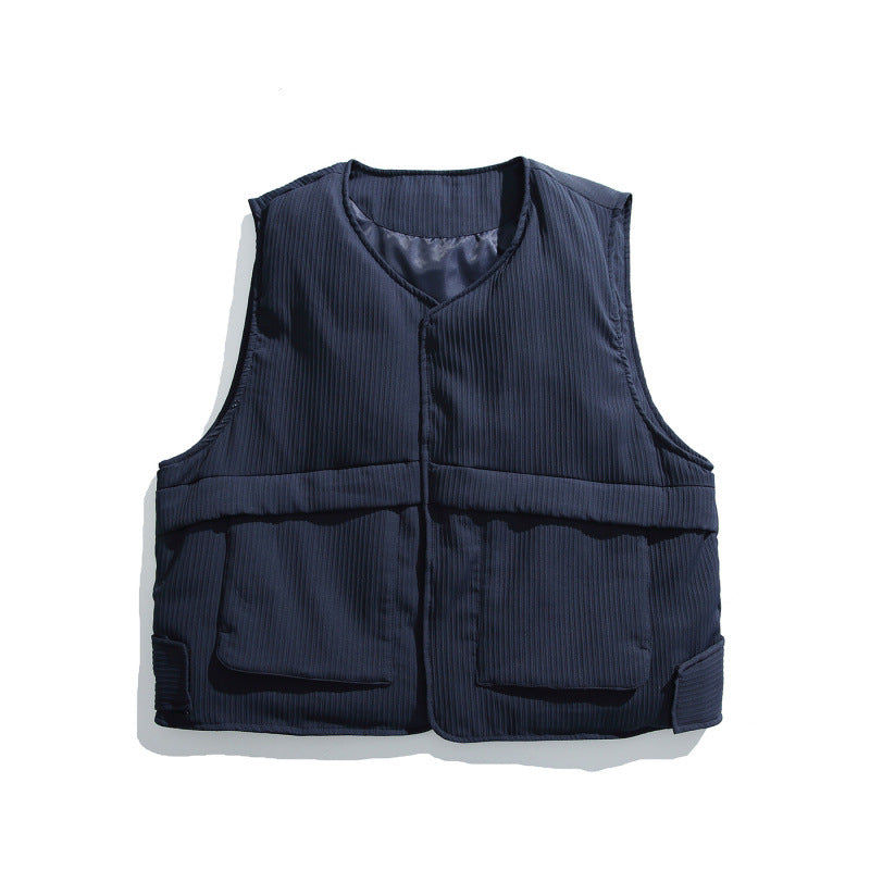 Unisex Wattierte Kapuzenjacke mit abnehmbarem Westeinsatz und gerippter Struktur Echo Archiv