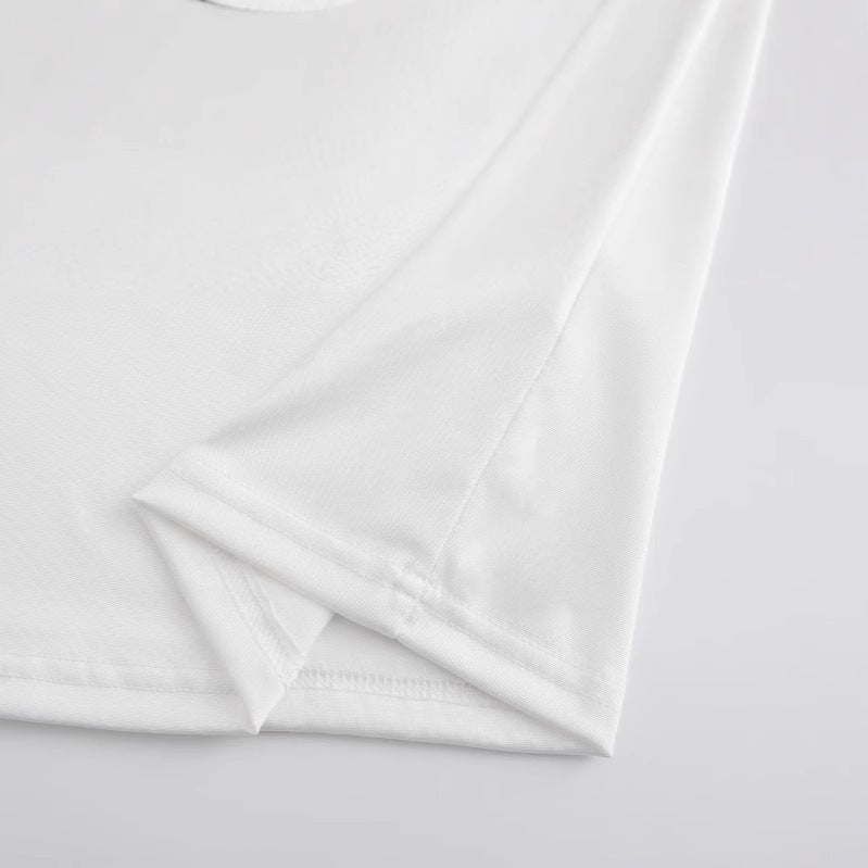 Damen T-Shirt mit kreativem Kirschmotiv und funkelndem Glitzereffekt Echo Archiv