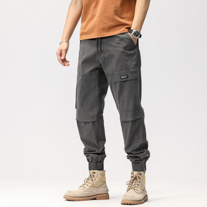Herren Cargo-Hose mit elastischem Bund und praktischen Taschen Echoarchiv