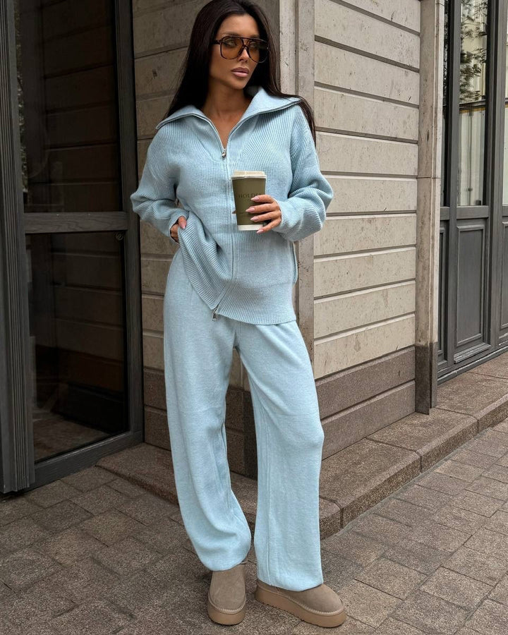 Damen Sportlicher Reißverschluss-Pullover Echo Archiv