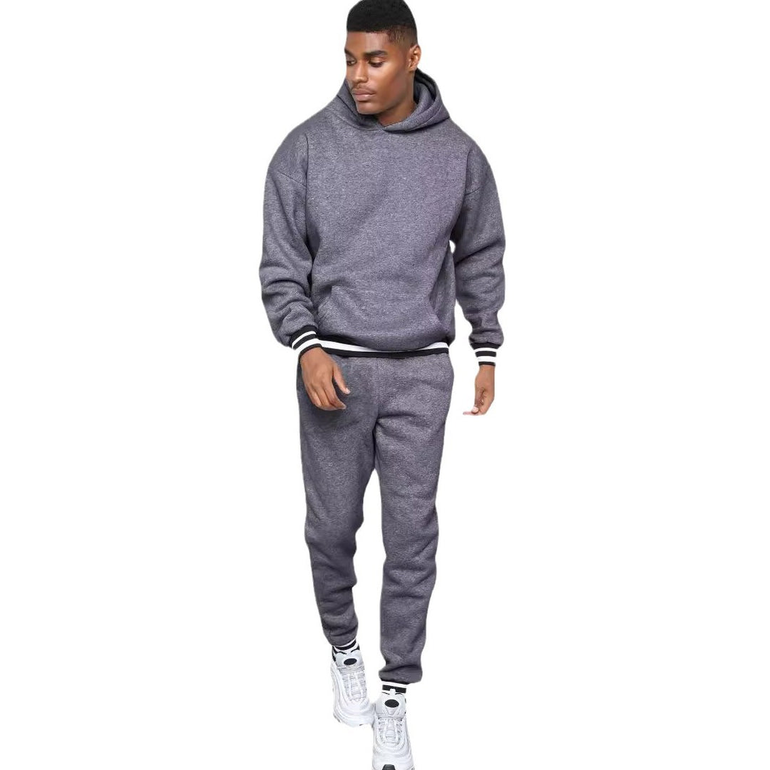 Herren Sportliches Sweatshirt und Jogginghose Set Echoarchiv