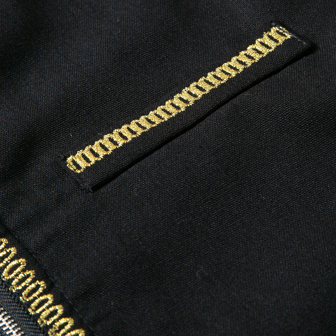 Herren elegantes Tunika-Kleid mit feinen Stickdetails Echoarchiv