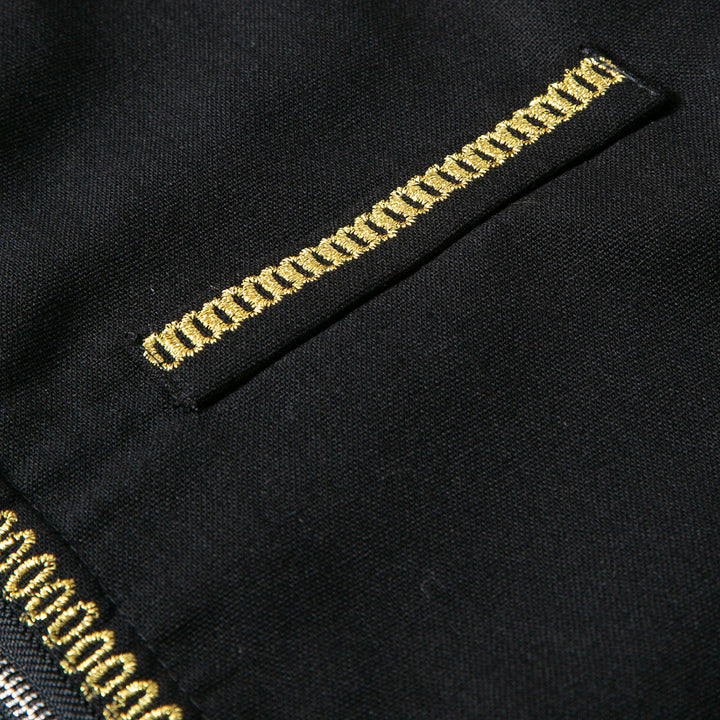 Herren elegantes Tunika-Kleid mit feinen Stickdetails Echoarchiv