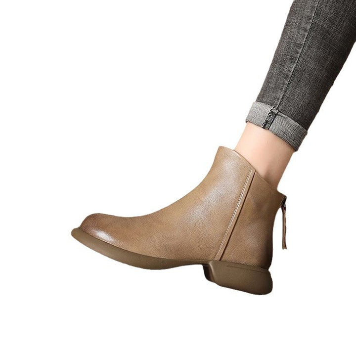 Damen Elegante Ankle Boots mit Reißverschluss Echo Archiv