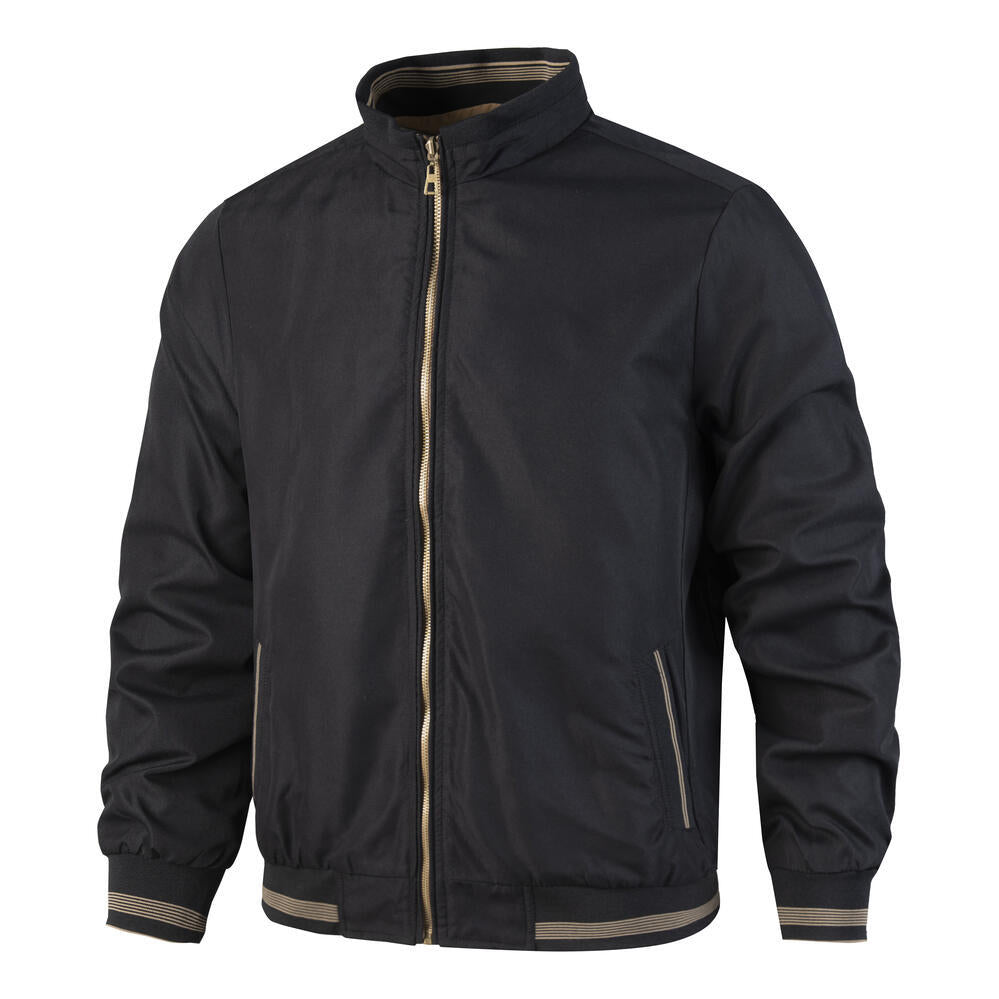 Herren Sportliche Bomberjacke mit hohen Kragen und praktischen Taschen Echo Archiv
