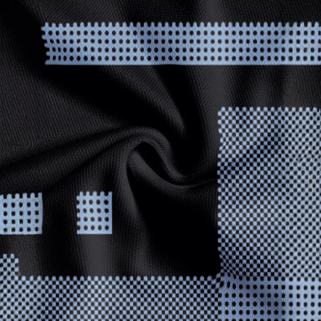 Herren Poloshirt mit modernem grafischen Design und atmungsaktiver Materialstruktur Echoarchiv