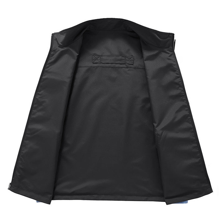 Herren Ärmellose Softshell‑Weste mit Zweiwege‑Reißverschluss und Multifunktions‑Taschen – Marzano