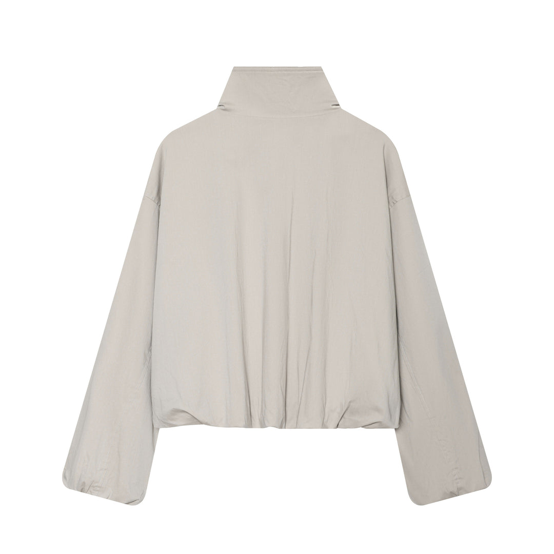 Damen Cropped Funktionsblouson mit Funnelkragen und verdeckter Druckknopfleiste Echo Archiv