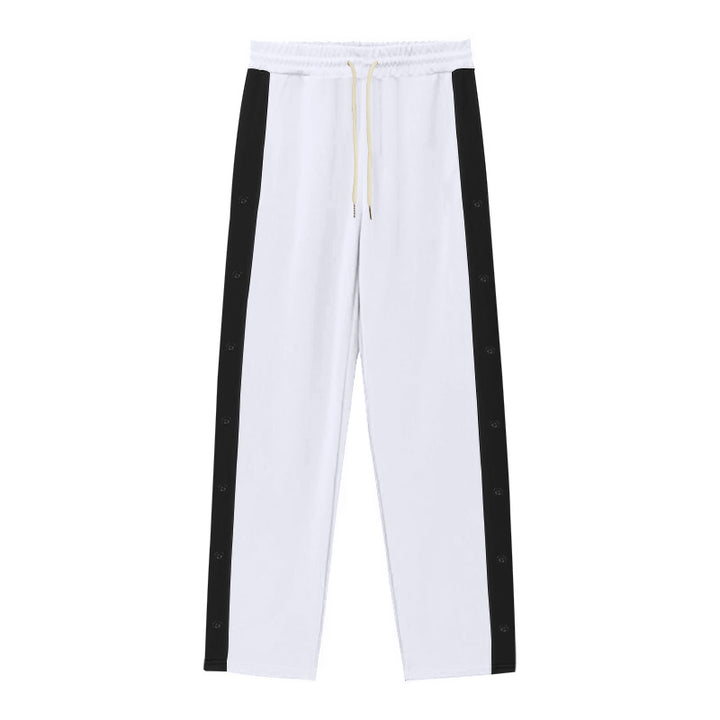 Herren Sportliche Jogginghose mit Druckknopfverschluss und atmungsaktivem Material Echoarchiv