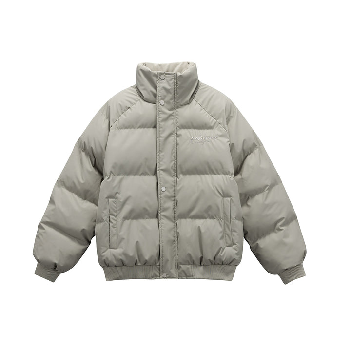 Damen Oversize gesteppte Steppjacke mit hohem Stehkragen und Rippbündchen Echoarchiv