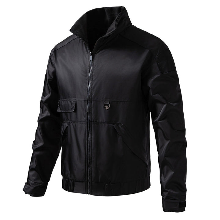 Herren wasserabweisender Utility-Blouson mit Stehkragen, Känguru‑ und Patten‑Taschen Echo Archiv