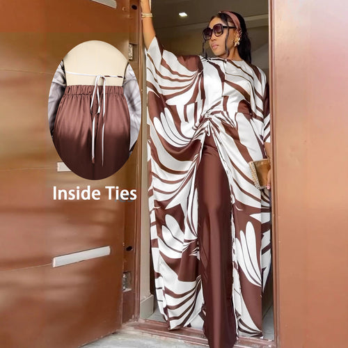 Damen luxuriöser Kaftan mit auffälligem Muster Echo Archiv