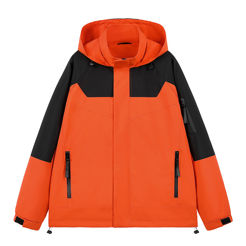 Herren Wasserabweisende technische Urban-Hoodiejacke mit ergonomischer Kapuze, verdecktem Reißverschluss und nahtverdeckten Utility‑Taschen Echo Archiv