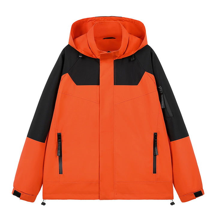 Herren Wasserabweisende technische Urban-Hoodiejacke mit ergonomischer Kapuze, verdecktem Reißverschluss und nahtverdeckten Utility‑Taschen Echo Archiv