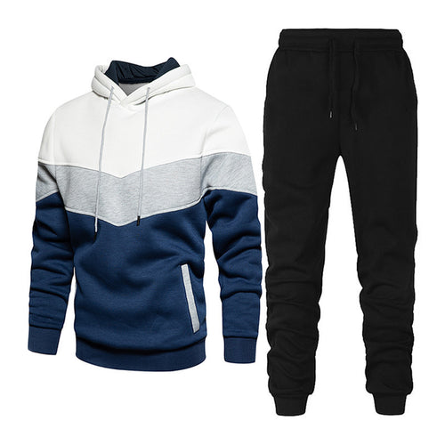 Herren Sportliches Hoodie und Jogginghose-Set Echoarchiv