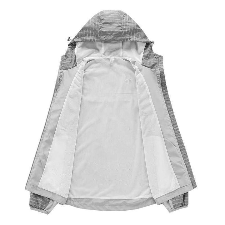 Herren Wasserabweisende Sportjacke mit Kapuze Echo Archiv