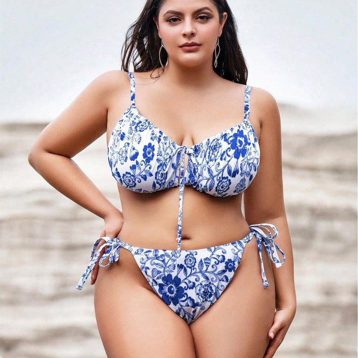 Damen Blumendruck Bikini Set Echo Archiv