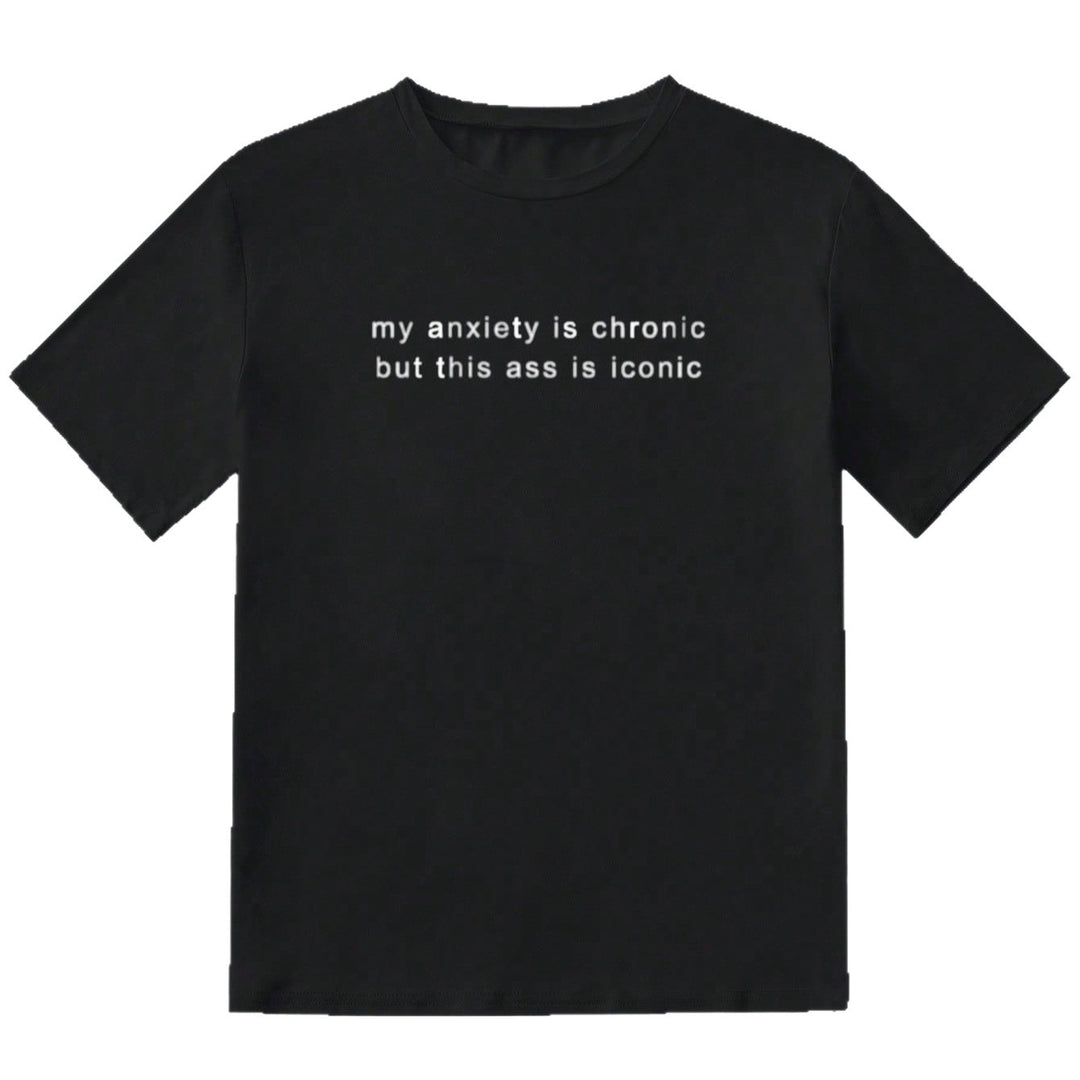 Damen T-Shirt mit kreativem Statement und lässigem Schnitt Echo Archiv