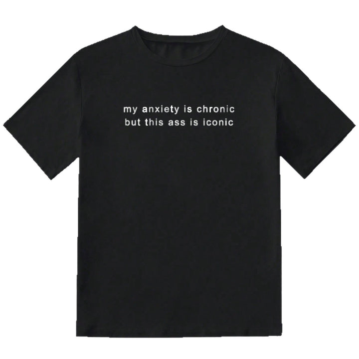 Damen T-Shirt mit kreativem Statement und lässigem Schnitt Echo Archiv