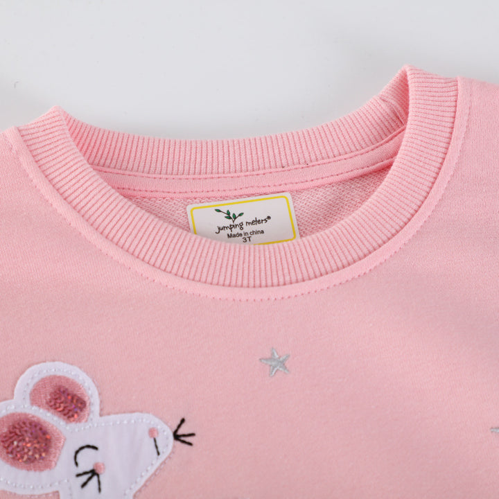 Mädchen Sweatshirt mit Tüllrock und niedlicher Tierstickerei Echo Archiv