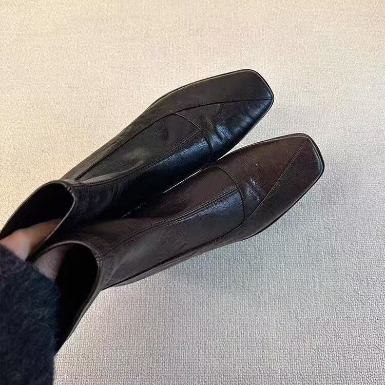 Damen Modische und bequeme Stiefeletten mit gestricktem Obermaterial – Varelle