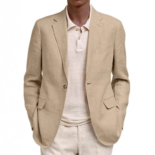 Herren Elegante Leinenjacke Echoarchiv