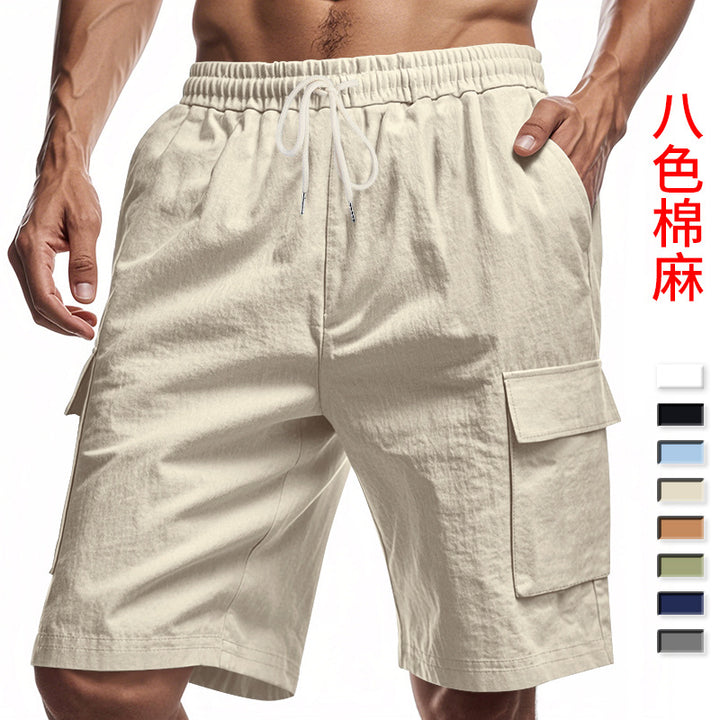 Herren Cargo-Shorts mit mehreren praktischen Taschen und elastischem Bund Echoarchiv
