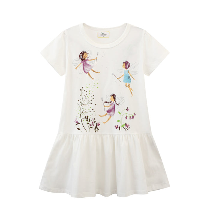 Mädchen Tüllkleid mit zauberhaftem Feenmotiv Echo Archiv